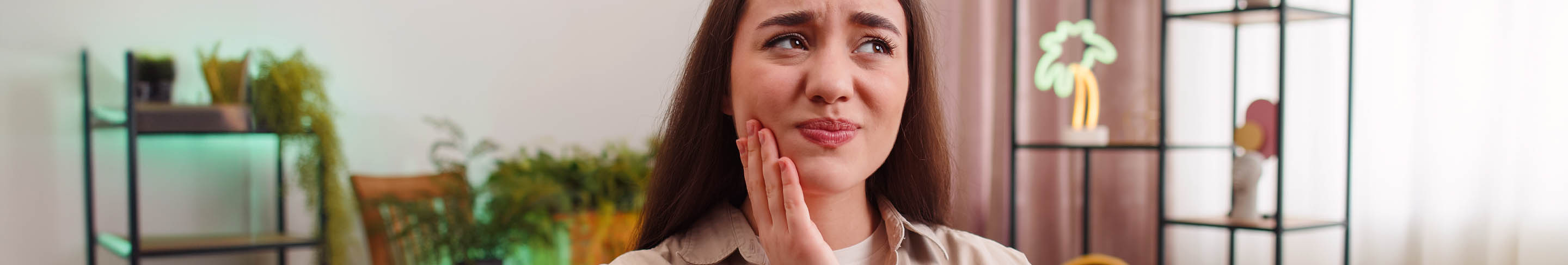 Empfindliche Zähne Banner